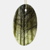 Sneeuwbedekking Keramisch Ornament (Rechts)