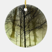 Sneeuwbedekking Keramisch Ornament (Achterkant)