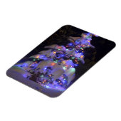 Sneeuwbedekking, kort en kort kerstboom magneet (Linkerzijde)