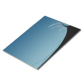 Sneeuwbedekking landschap notitieblok (Schuin)