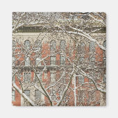 Sneeuwbedekking Magneet (Voorkant)