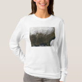 Sneeuwbedekking over de Verenigde Staten T-shirt (Voorkant)