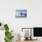 Sneeuwbedekking Ozark Hills Poster (Thuiskantoor)
