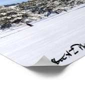 Sneeuwbedekking Pines & San Francisco Peaks Arizon Poster (Hoek)