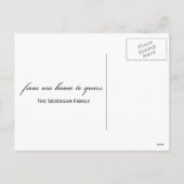 Sneeuwbedekking rode Prettige feestdagen (Achterkant)