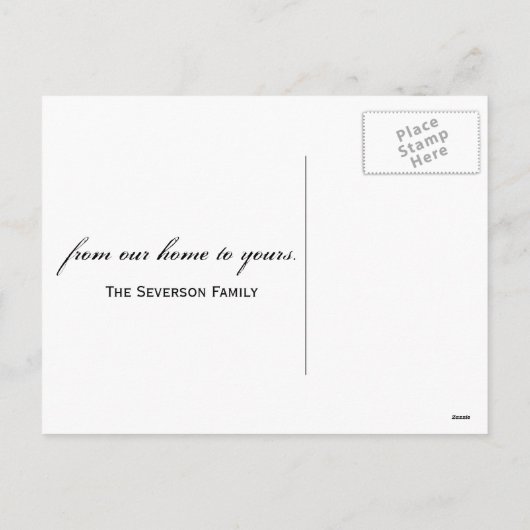 Sneeuwbedekking rode Prettige feestdagen (Achterkant)