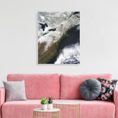 Sneeuwbedekking uit Canada Canvas Afdruk (Insitu (Woonkamer))