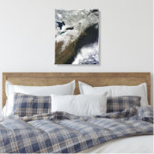 Sneeuwbedekking uit Canada Canvas Afdruk (Insitu (Slaapkamer))