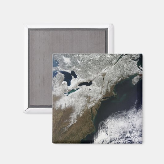 Sneeuwbedekking uit Canada Magneet (Voorkant / Achterkant)