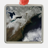 Sneeuwbedekking uit Canada Metalen Ornament (Voorkant)