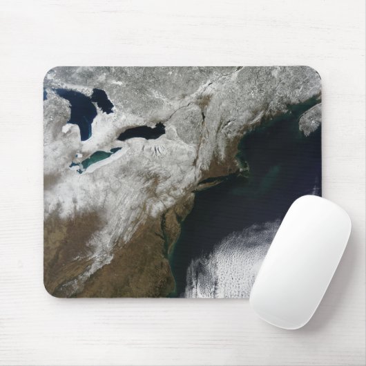 Sneeuwbedekking uit Canada Muismat (Met muis)