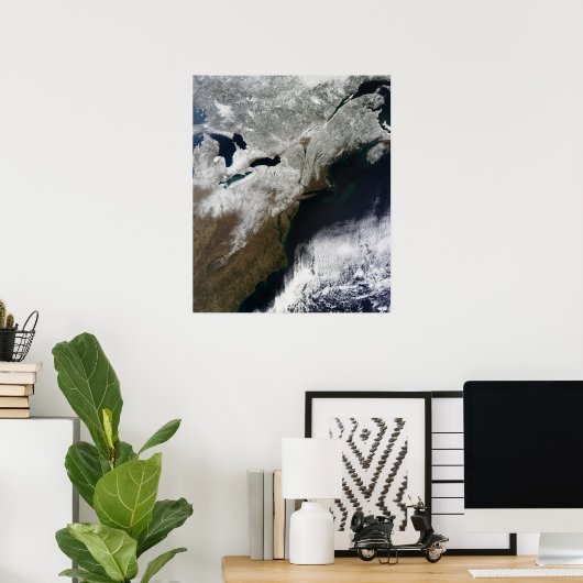 Sneeuwbedekking uit Canada Poster (Thuiskantoor)