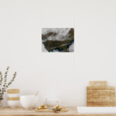 Sneeuwbedekking uit het noordoosten van Texas Poster (Keuken)