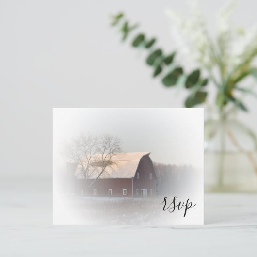 Sneeuwbedekking winterland RSVP (Staand voorkant)