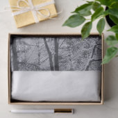 Sneeuwbedekte Bomen Weefselpapier Tissuepapier (Geschenk)