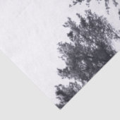 Sneeuwbedekte Bomen Weefselpapier Tissuepapier (Detail)