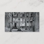 Sneeuwbedekte haungezaal visitekaartje (Achterkant)