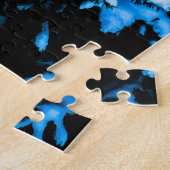 Sneeuwbedekte jonge sparrenboom legpuzzel (Zijkant)