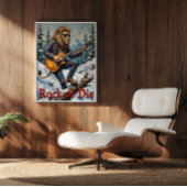 Sneeuwbedekte solo: Lion's Winter Riff Poster