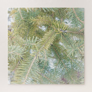 Sneeuwbedekte Spruce Trees. Bestel nu Legpuzzel