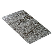 Sneeuwbedekte takken winter Abstract Magneet (Rechterzijde)