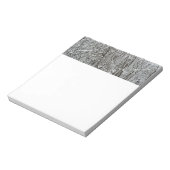 Sneeuwbedekte takken winter Abstract Notitieblok (Linkerzijde)
