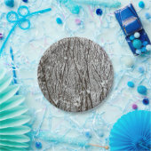 Sneeuwbedekte takken winter Abstract Papieren Bordje (Feest)