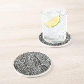 Sneeuwbedekte takken winter Abstract Zandsteen Onderzetter (Zijkant)