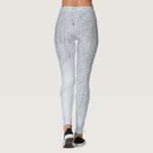 Sneeuwbedekte winterwonderland leggings (Achterkant)