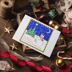 Sneeuwbeer Kerst Kaart