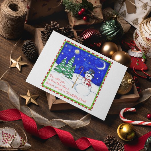 Sneeuwbeer Kerst Kaart
