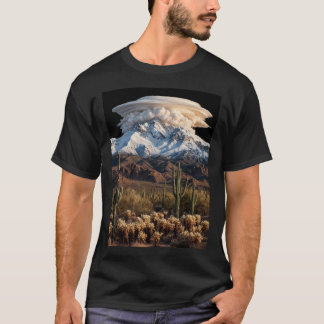 Sneeuwberg Lensvormige Woestijn T-Shirt