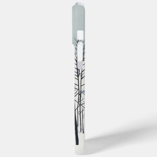 Sneeuwbergen Abstracte Art Phone Case (Achterkant / Links)