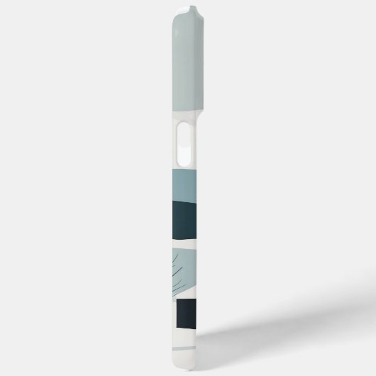 Sneeuwbergen Abstracte Art Phone Case (Achterkant / Rechts)