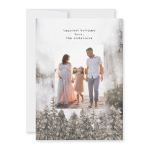 Sneeuwbergen Bomen Kerst Een Foto