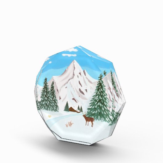 Sneeuwbergen Fotoblokken (Rechts)