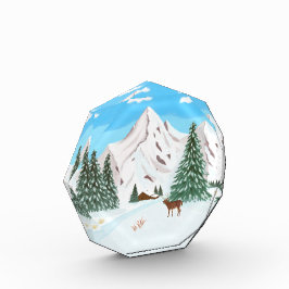 Sneeuwbergen Fotoblokken