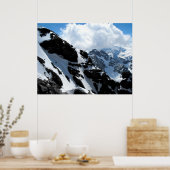 Sneeuwbergen in de Zwitserse alpen Poster (Keuken)