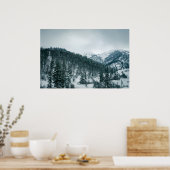 Sneeuwbergen in Georgië Poster (Keuken)