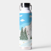 Sneeuwbergen Thor Geïsoleerde Fles (Voorkant)