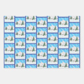 Sneeuwbergen verpakken papieren vellen (Voorkant 2)