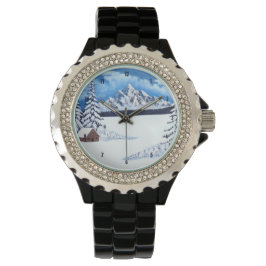 Sneeuwbergen Vrouwen E-Watch Horloge