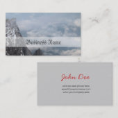 Sneeuwberggebied visitekaartje (Voorkant / Achterkant)