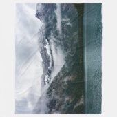 Sneeuwberggebieden in de mist bij het Plansee-meer Fleece Deken (Voorkant)