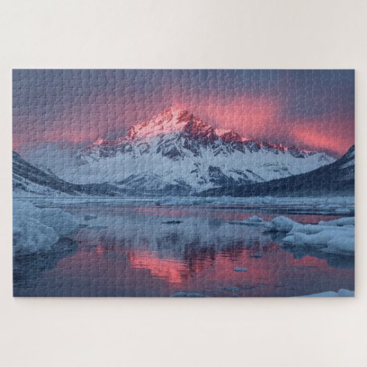 Sneeuwbergmeer Legpuzzel (Horizontaal)