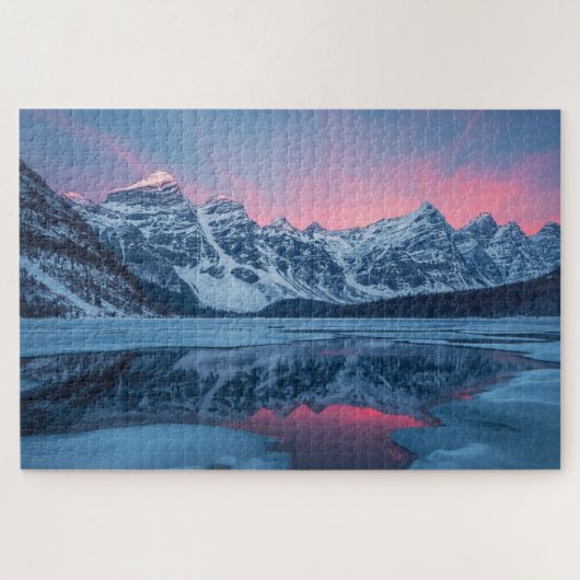 Sneeuwbergmeer Legpuzzel (Horizontaal)