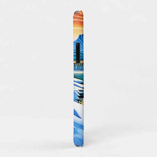 sneeuwbergreflectie Case-Mate iPhone case (Achterkant/rechts)