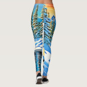 sneeuwbergreflectie leggings (Achterkant)