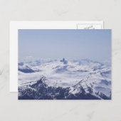 Sneeuwbergtop Briefkaart (Voorkant / Achterkant)