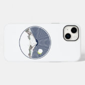 Sneeuwbergtop 's nachts Case-Mate iPhone case (Achterkant (horizontaal))